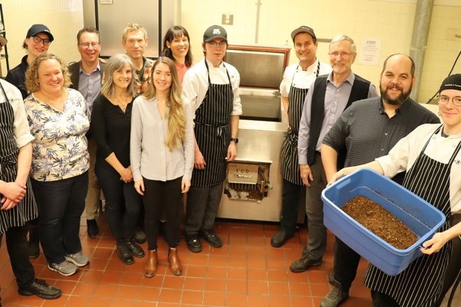 Selkirk College faculty and students provided a tour of the Tenth Street Campus commercial kitchen for City of Nelson staff and council members.