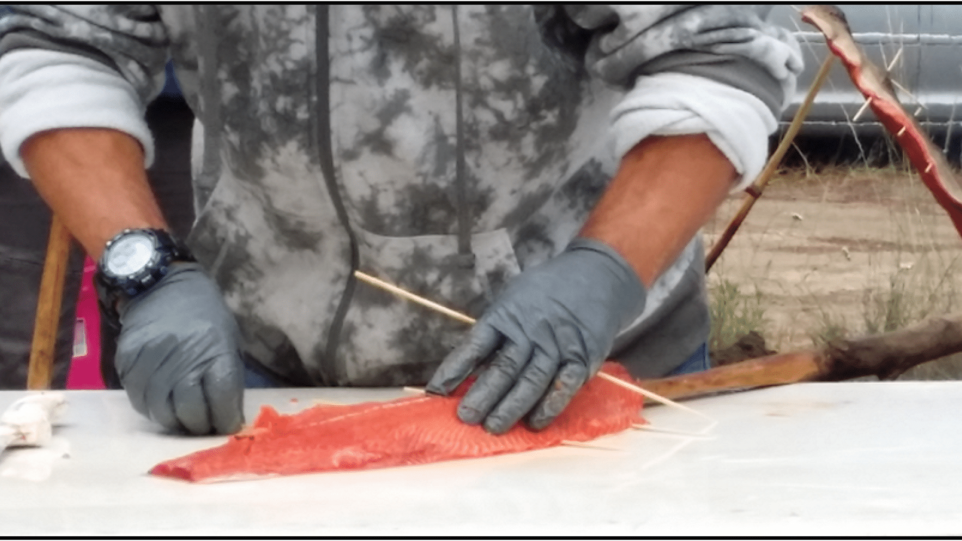 Prepping meat