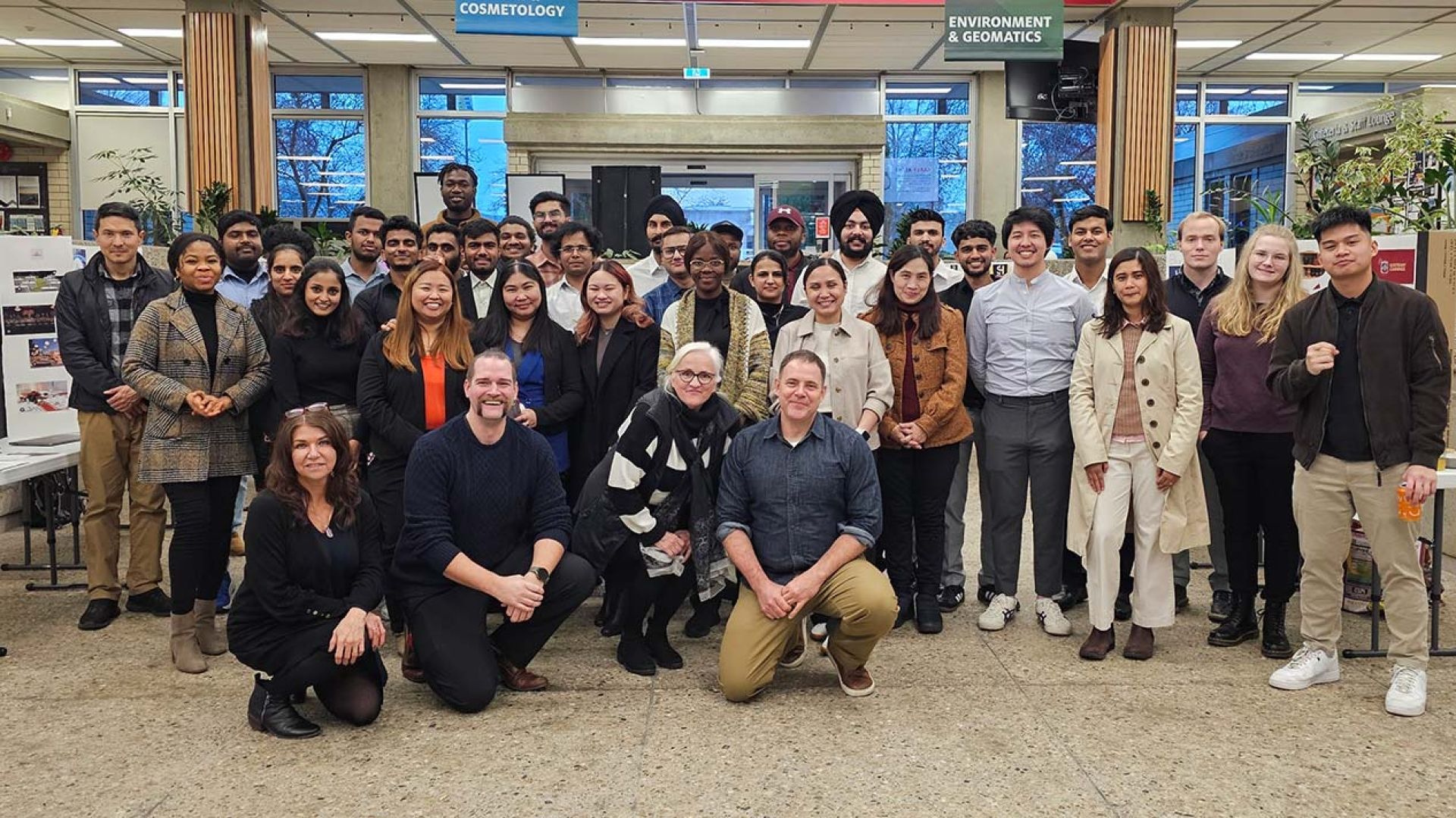 Business Tradeshow students