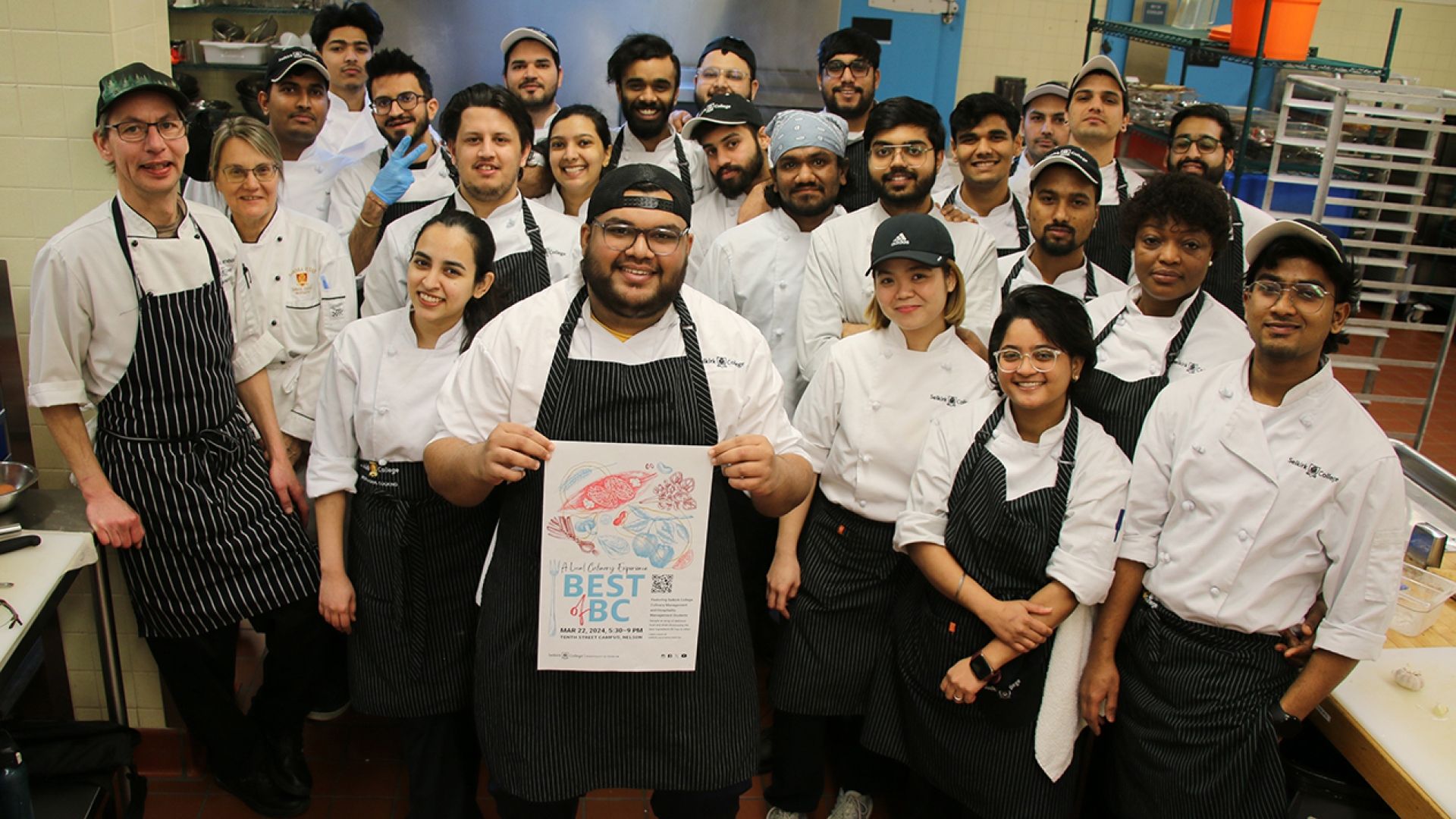 Cook students show poster