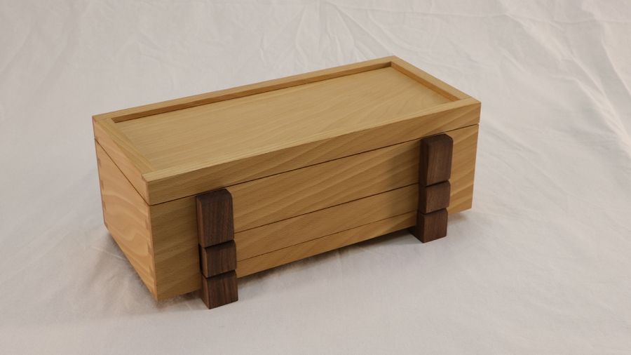 An image of a handmade wooden box