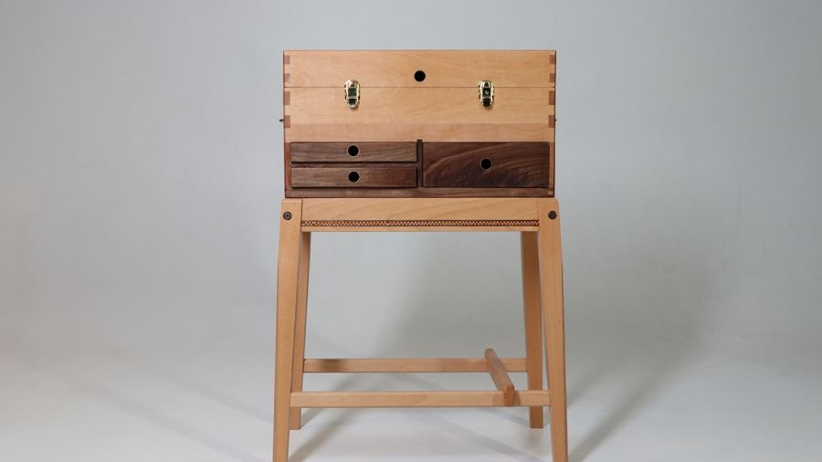 A photo of handmade cabinet