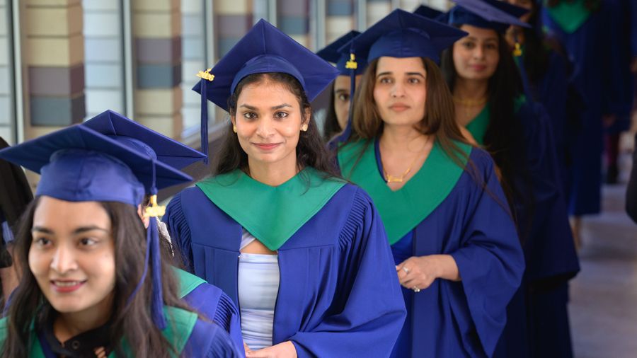 Students at Convocation