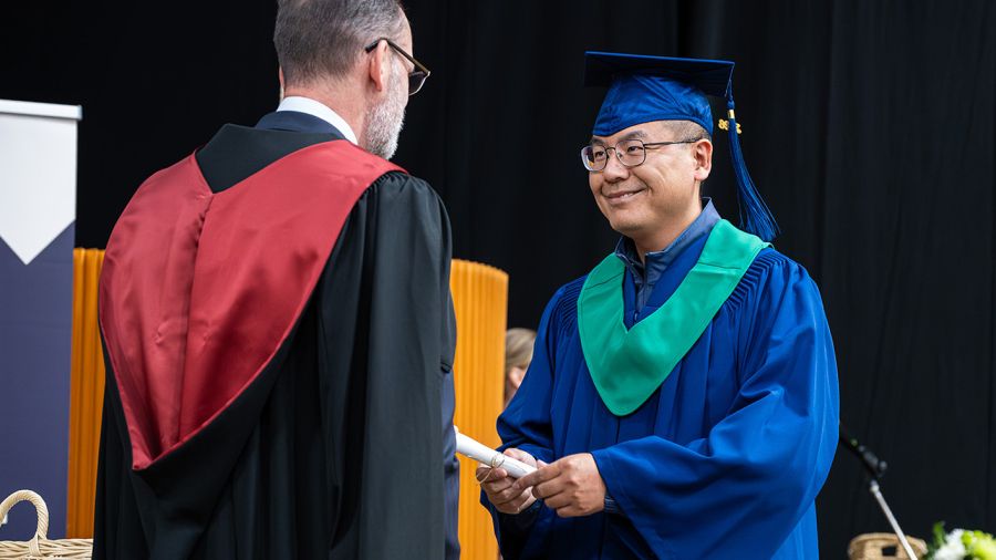 Student at Convocation