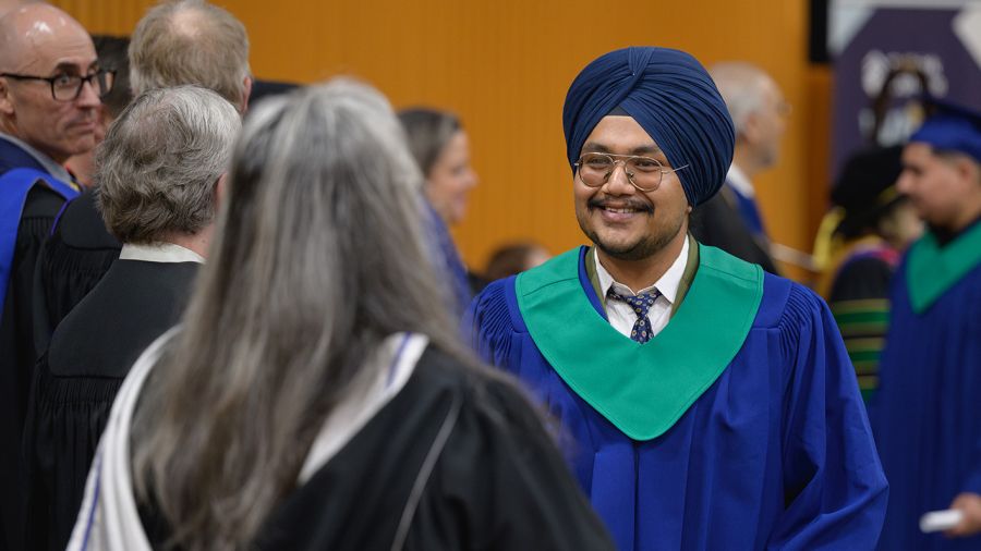 Student at Convocation