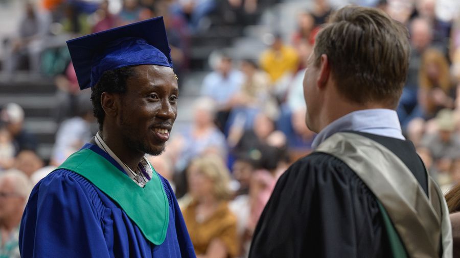 Student at Convocation