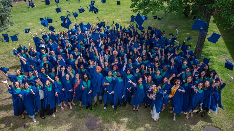 Selkirk College Students at Convocation