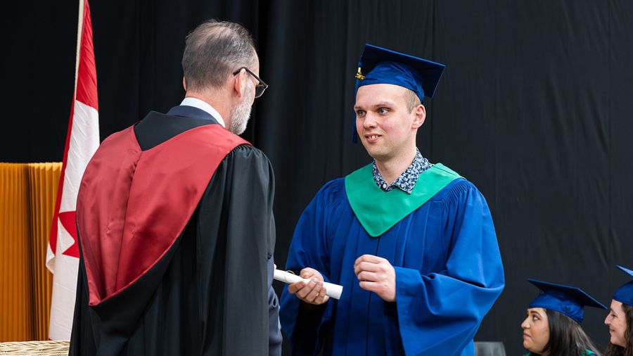 Selkirk College Students at Convocation