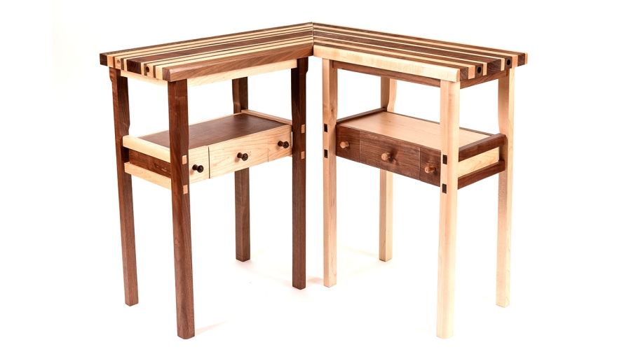 Wooden tables, Jon Breisnes