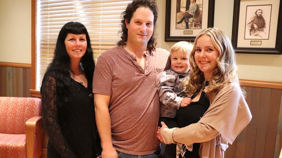 Graduate Syndel Rogowski with her family