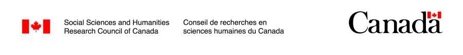 The Social Science and Humanities Research Council of Canada logo with a Canadian flag