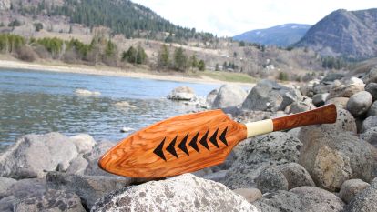 The Sturgeon Scale Paddle by the confluence of the rivers