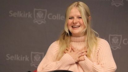 Nursing student Madi Bradford smiles