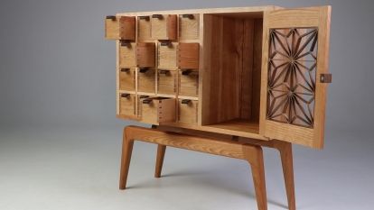 Fine Woodworking Vegas Show 2023 Finished Cabinet