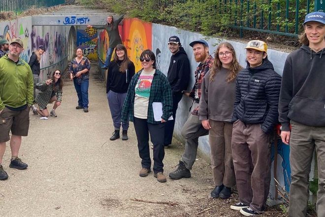 SEG Students working on OCP project standing for group photo