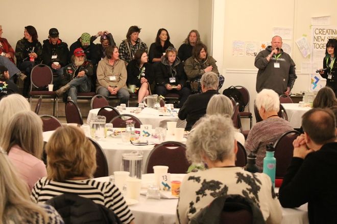 The lived-experince panel the 2024 West Kootenay Homelessness Response Summit