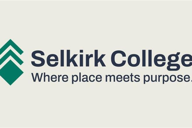 An image of the Selkirk College logo with the tagline, "Where place meets purpose."